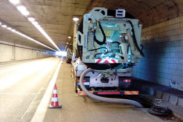 Saugbagger Stuttgart - Tunnelbau